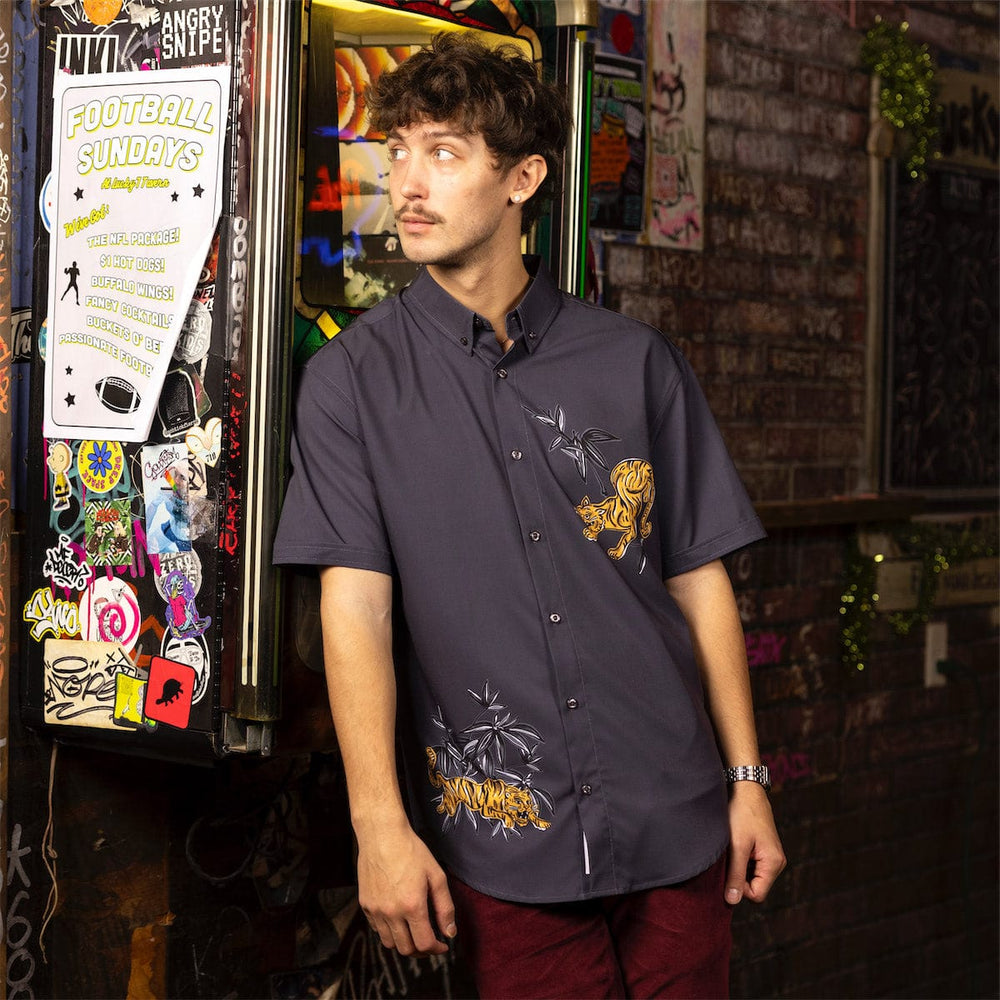‘70s Retro "Night Moves" – KUNUFLEX Short Sleeve Shirt - Image 3