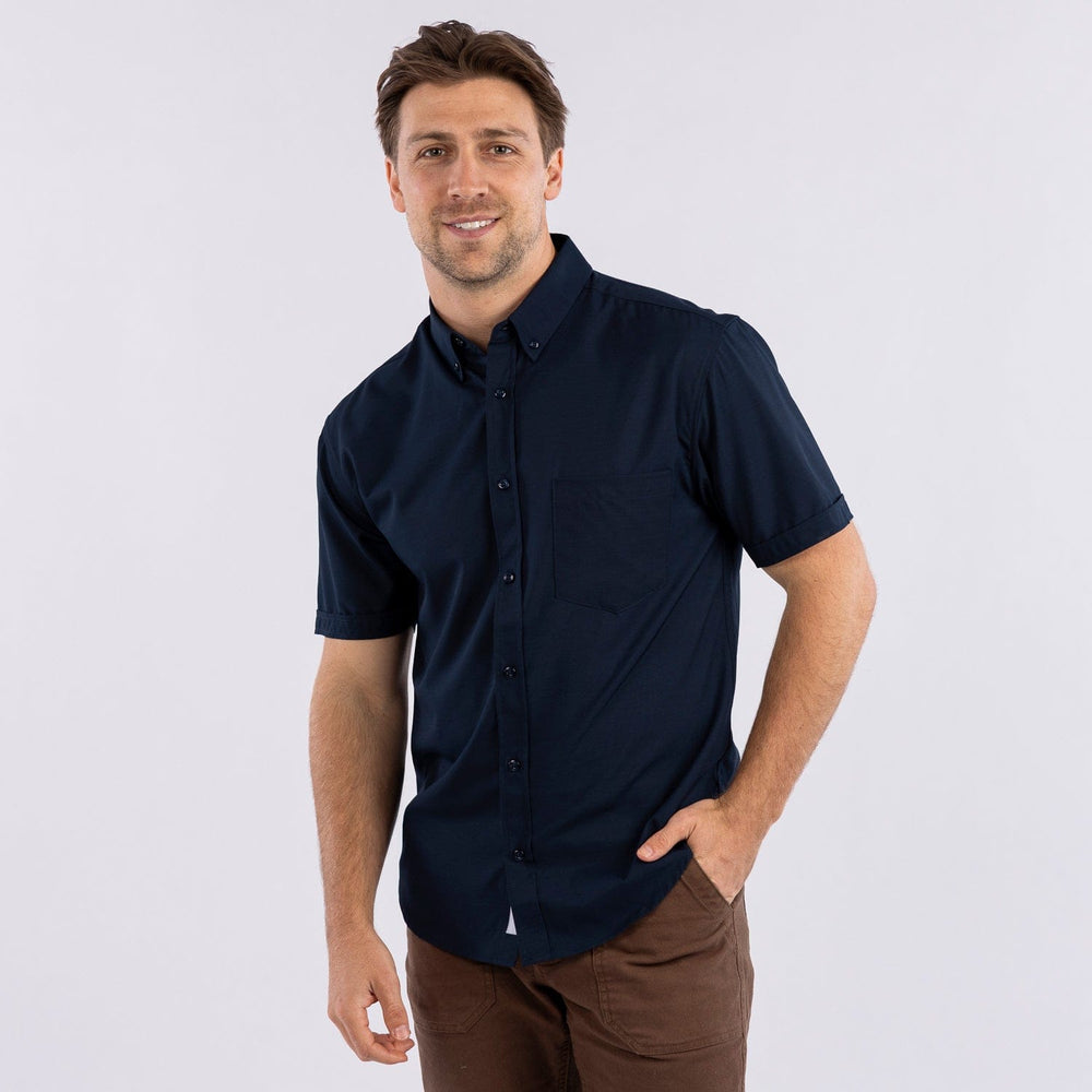 Overture Midnight Blue – KUNUFLEX Short Sleeve Shirt - Image 3