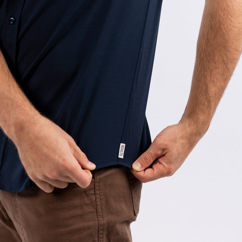 Overture Midnight Blue – KUNUFLEX Short Sleeve Shirt - Image 5