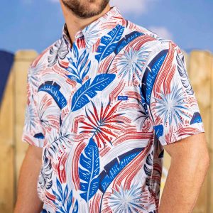 Palms Bursting in Air – KUNUFLEX Short Sleeve Shirt