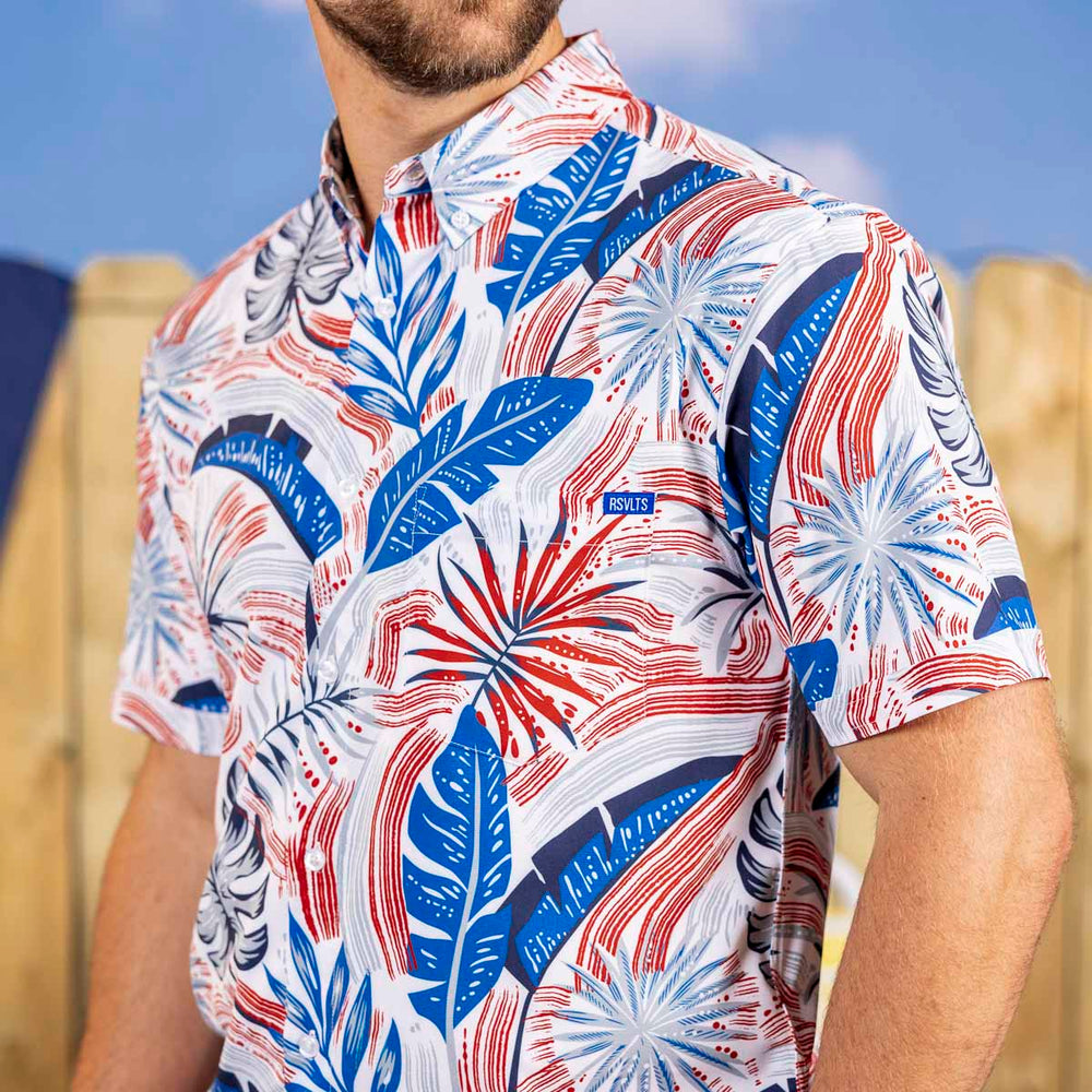 Palms Bursting in Air – KUNUFLEX Short Sleeve Shirt