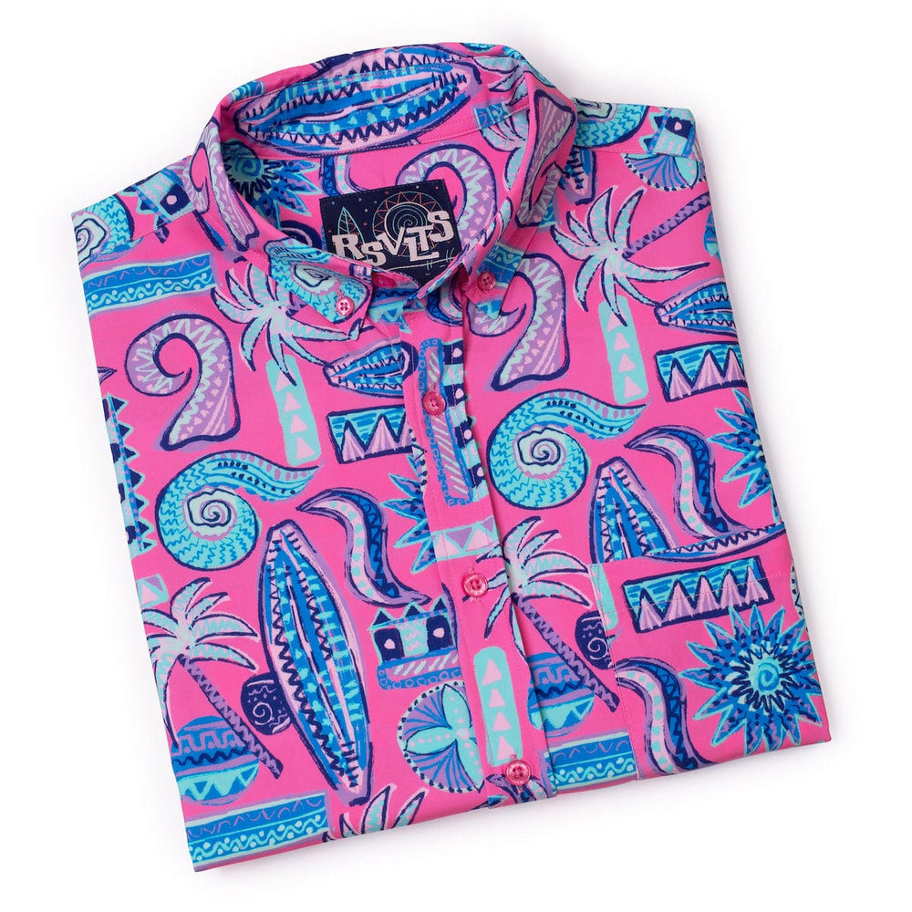 Pink Sand Beach – KUNUFLEX Short Sleeve Shirt - Image 8