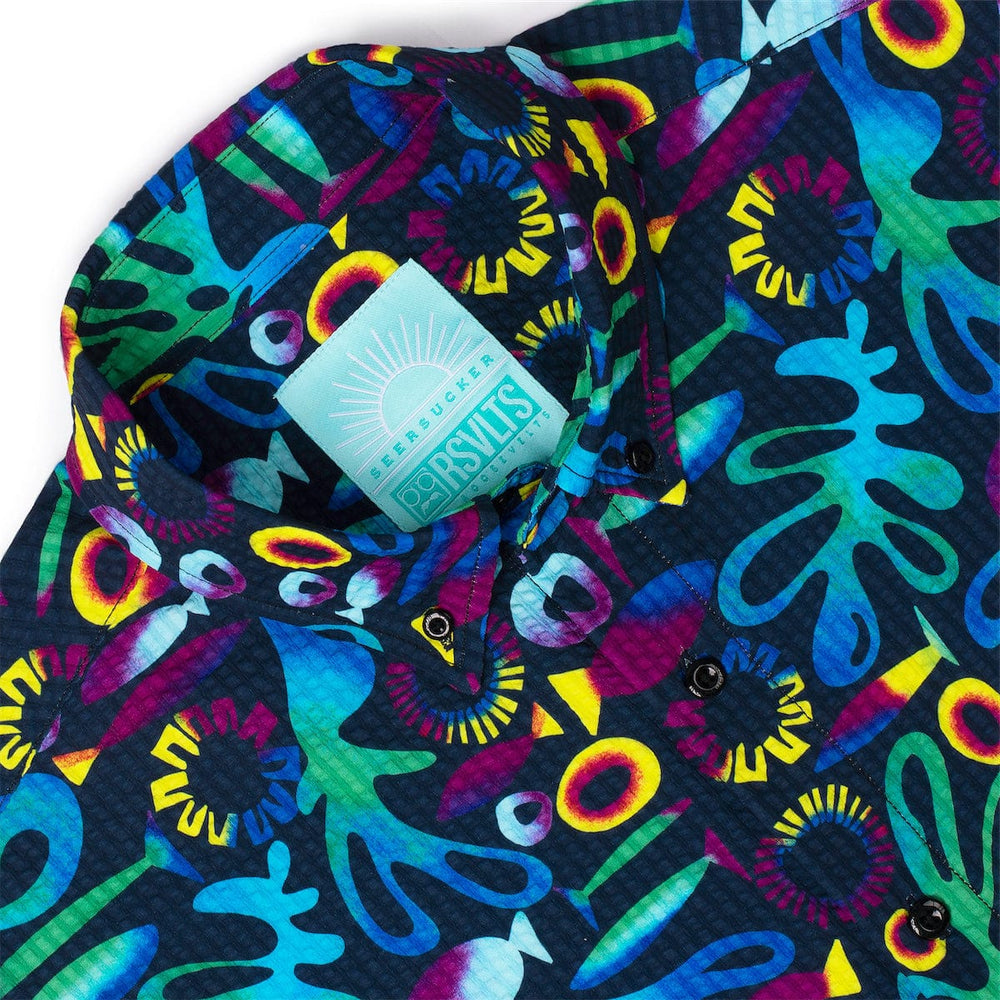 Rad Reef – Stretch Seersucker Short Sleeve Shirt - Image 6