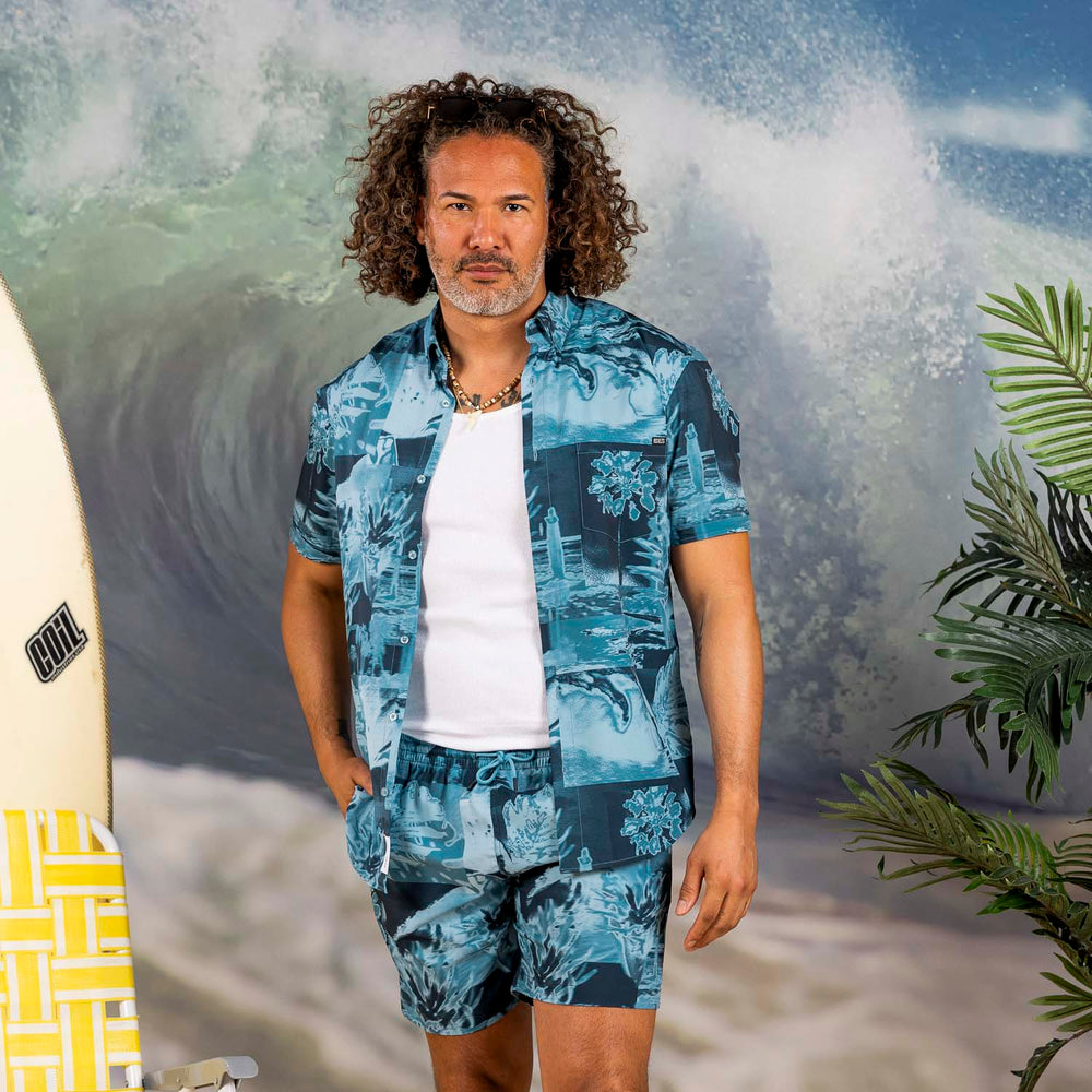 RSVLTS Surf House – KUNUFLEX Short Sleeve Shirt - Image 3