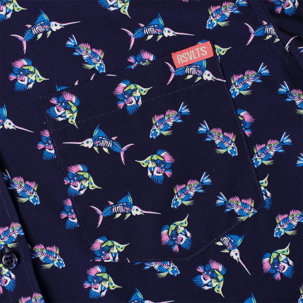 Skeletal Seas – KUNUFLEX Short Sleeve Shirt - Image 5