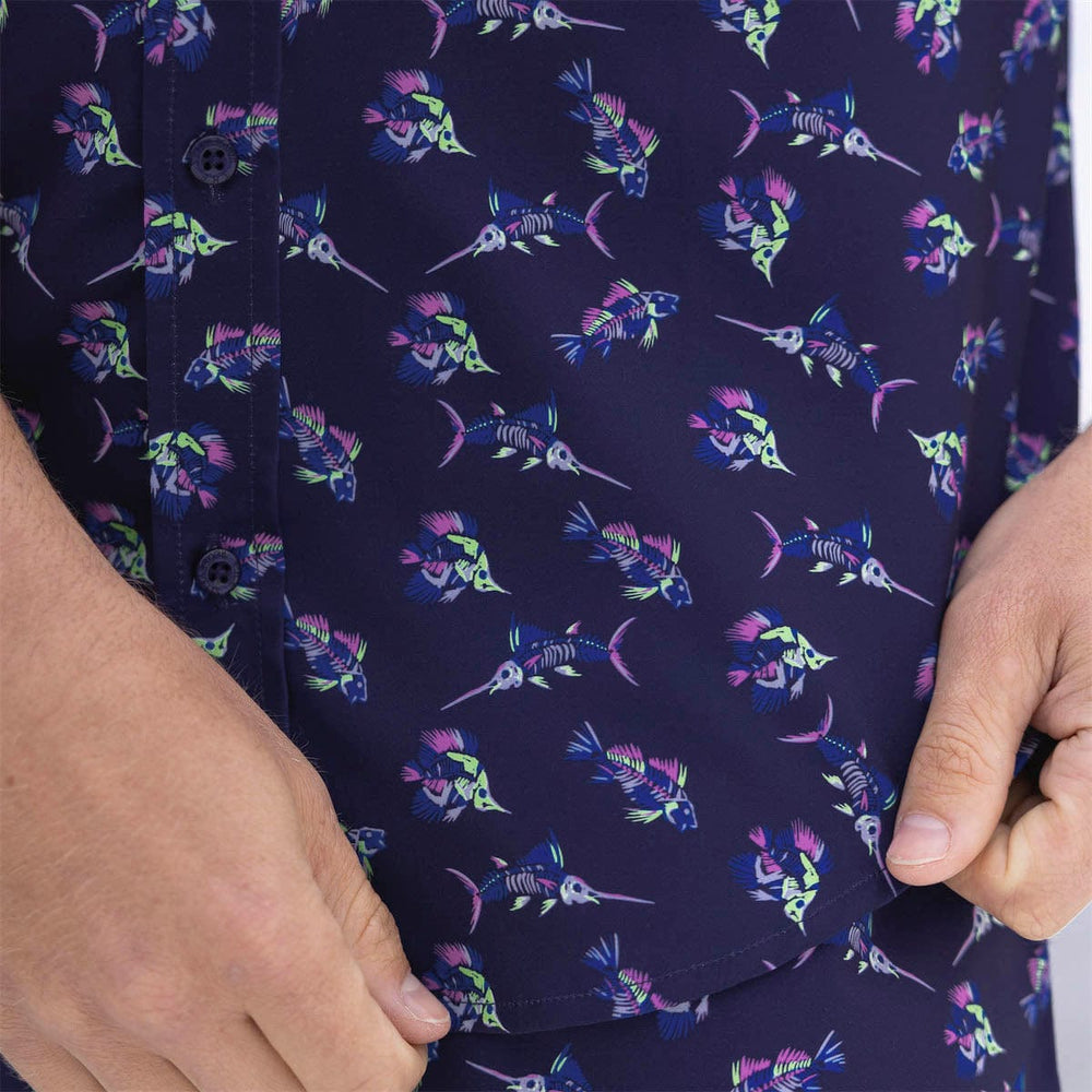 Skeletal Seas – KUNUFLEX Short Sleeve Shirt - Image 6