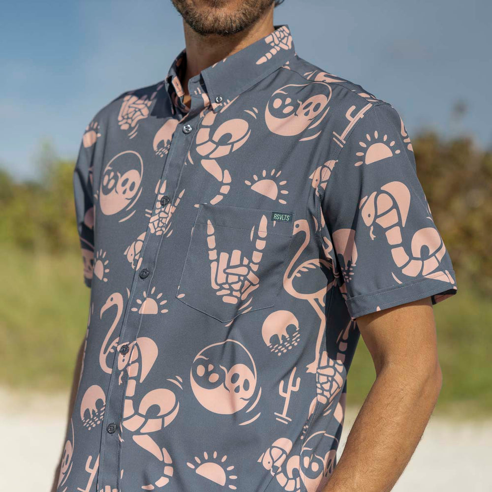 Snakes, Skulls, and Sunsets – KUNUFLEX Short Sleeve Shirt
