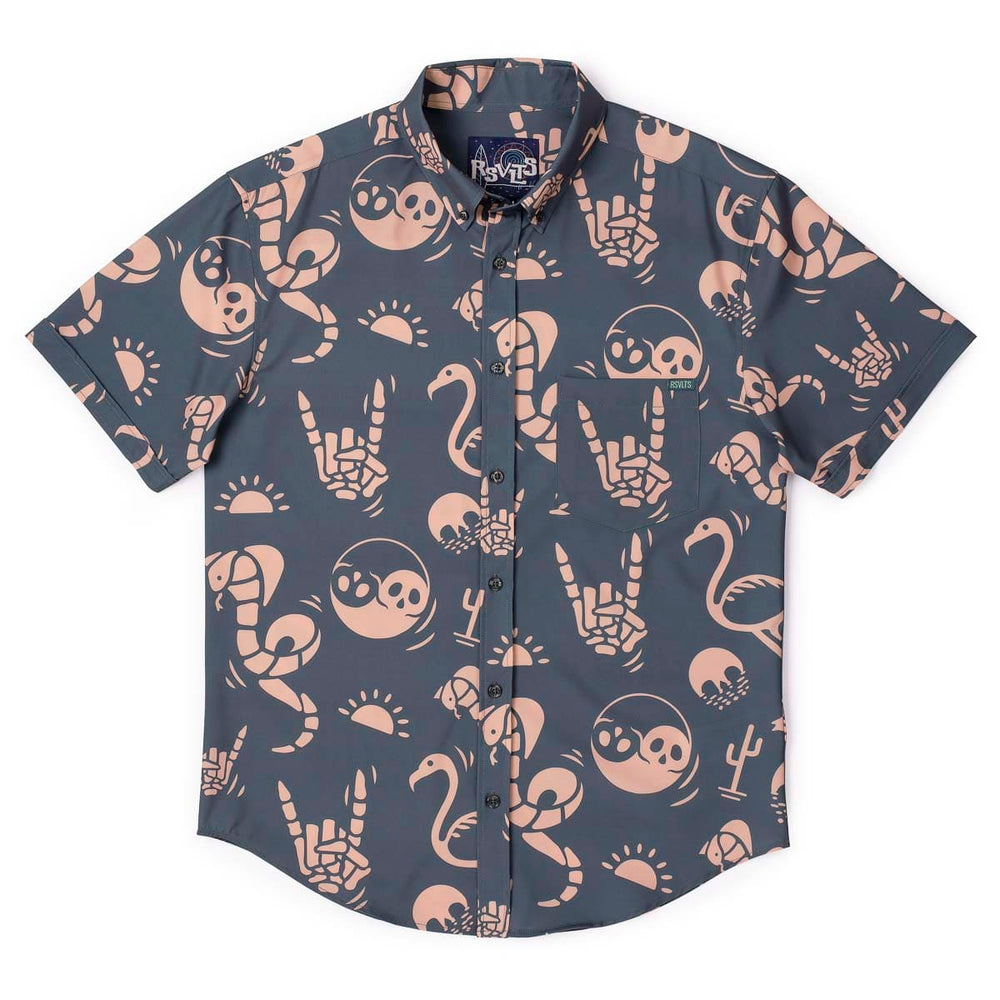 Snakes, Skulls, and Sunsets – KUNUFLEX Short Sleeve Shirt - Image 5