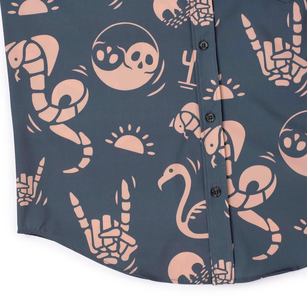 Snakes, Skulls, and Sunsets – KUNUFLEX Short Sleeve Shirt - Image 8