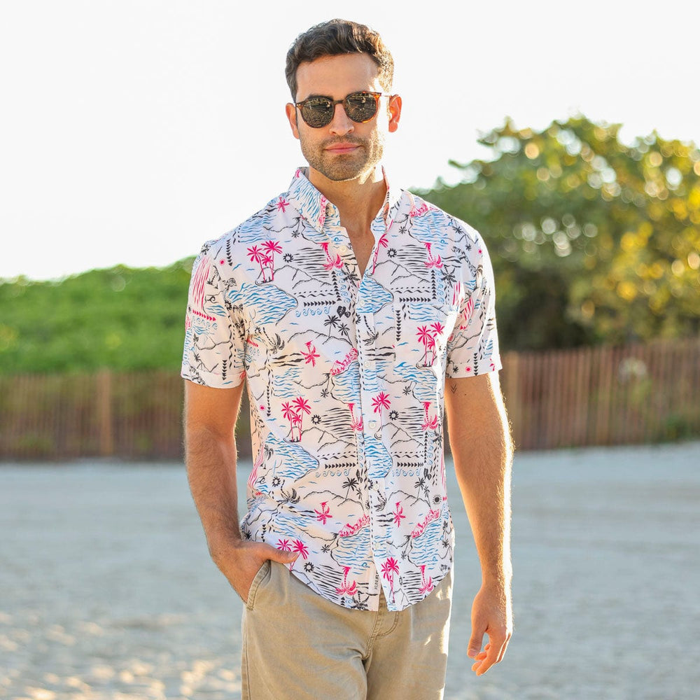 Soleil Beach (Day) – KUNUFLEX Short Sleeve Shirt - Image 3