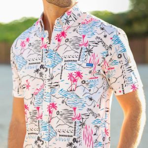Soleil Beach (Day) – KUNUFLEX Short Sleeve Shirt