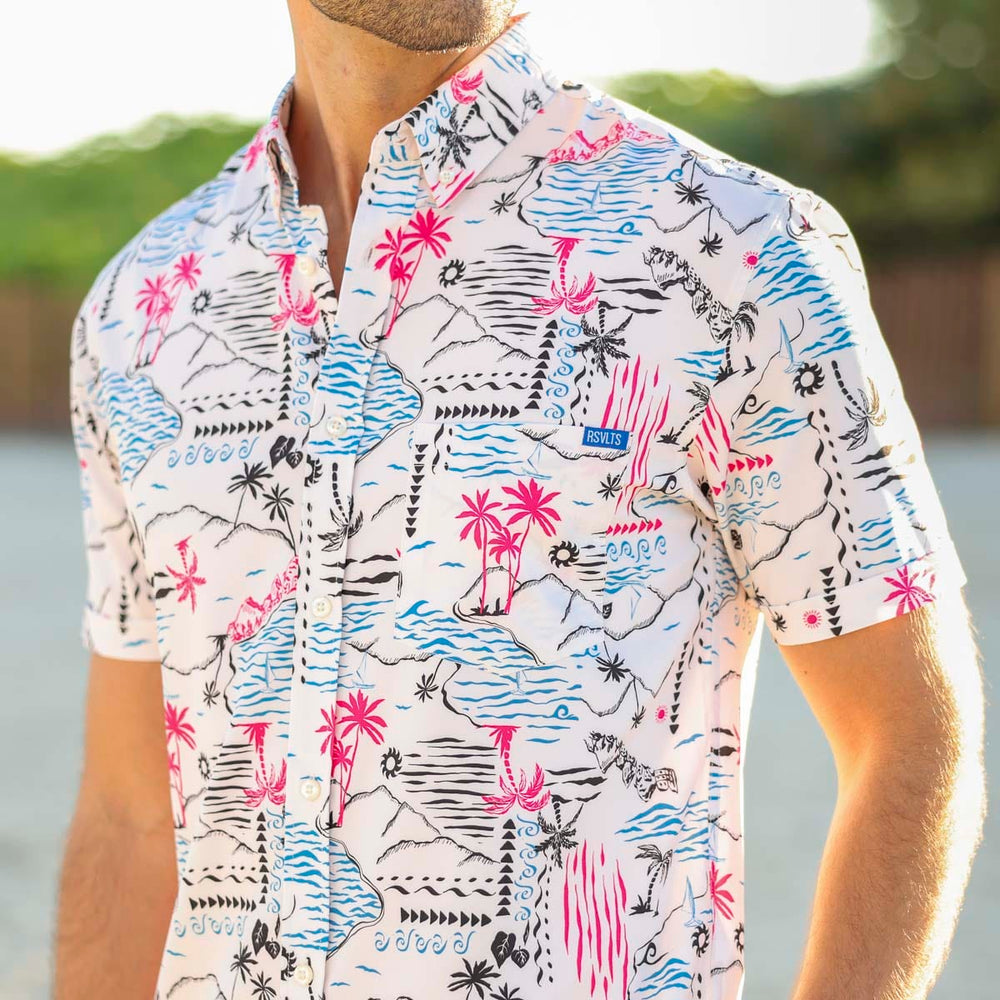 Soleil Beach (Day) – KUNUFLEX Short Sleeve Shirt