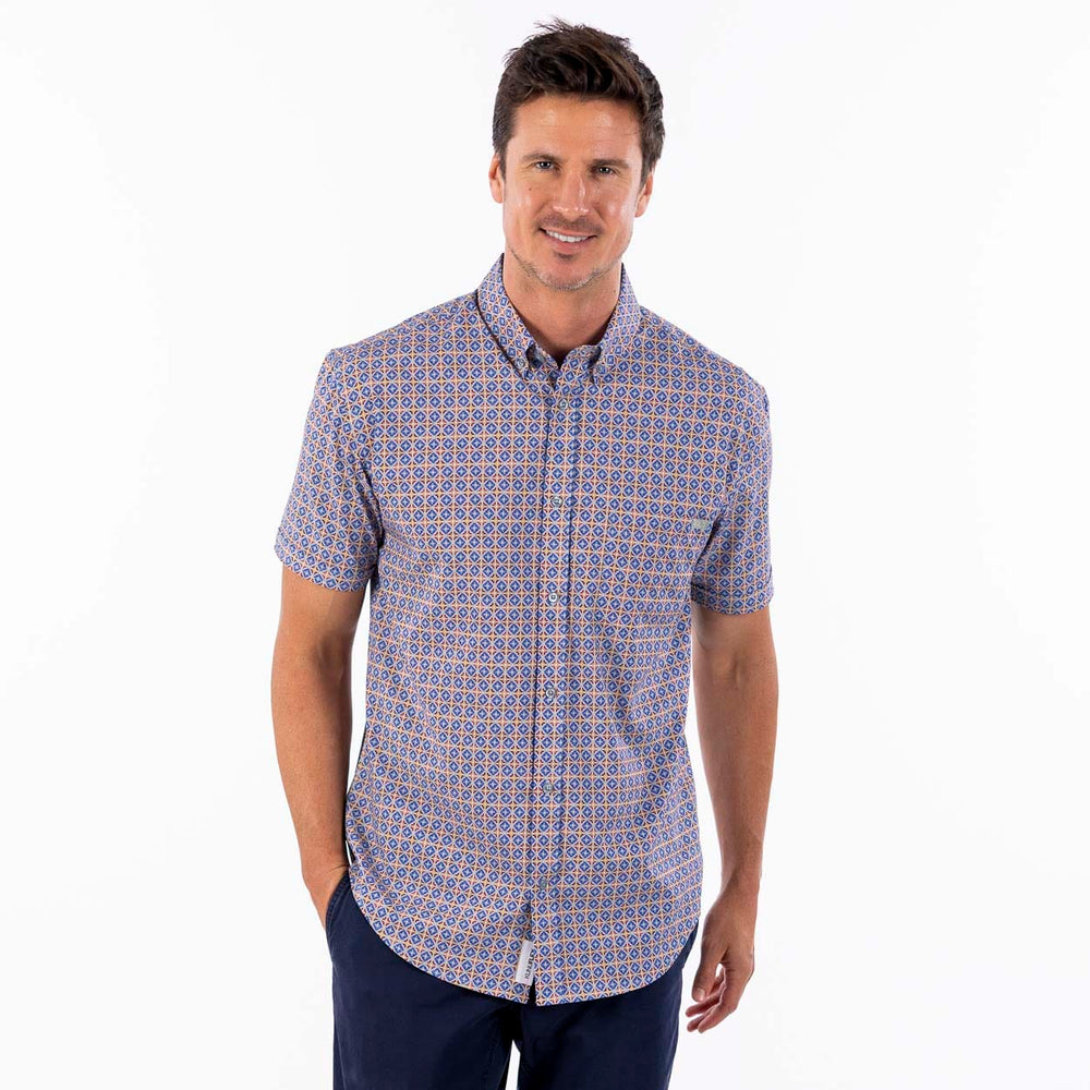 Spanish Tile – KUNUFLEX Short Sleeve Shirt - Image 3