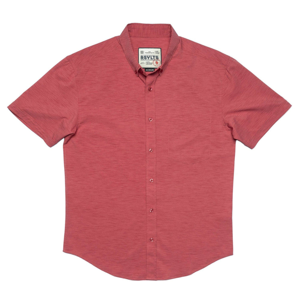 Spiced Coral – KUNUFLEX Short Sleeve Shirt - Image 5