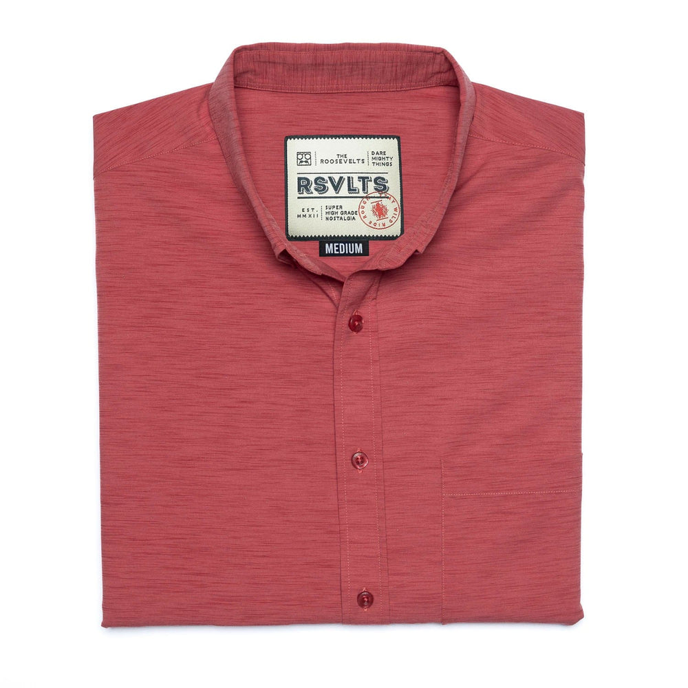 Spiced Coral – KUNUFLEX Short Sleeve Shirt - Image 8