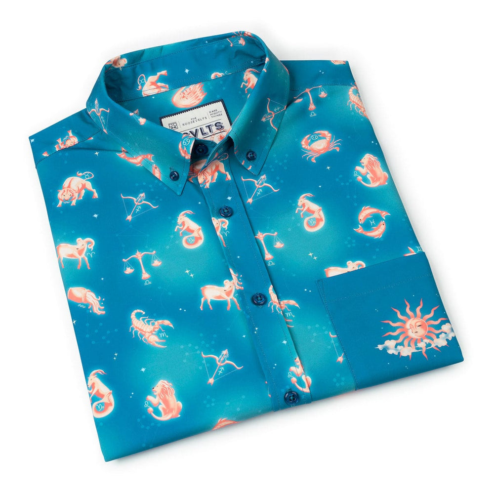 Star-Crossed Cosmos – KUNUFLEX Short Sleeve Shirt - Image 8