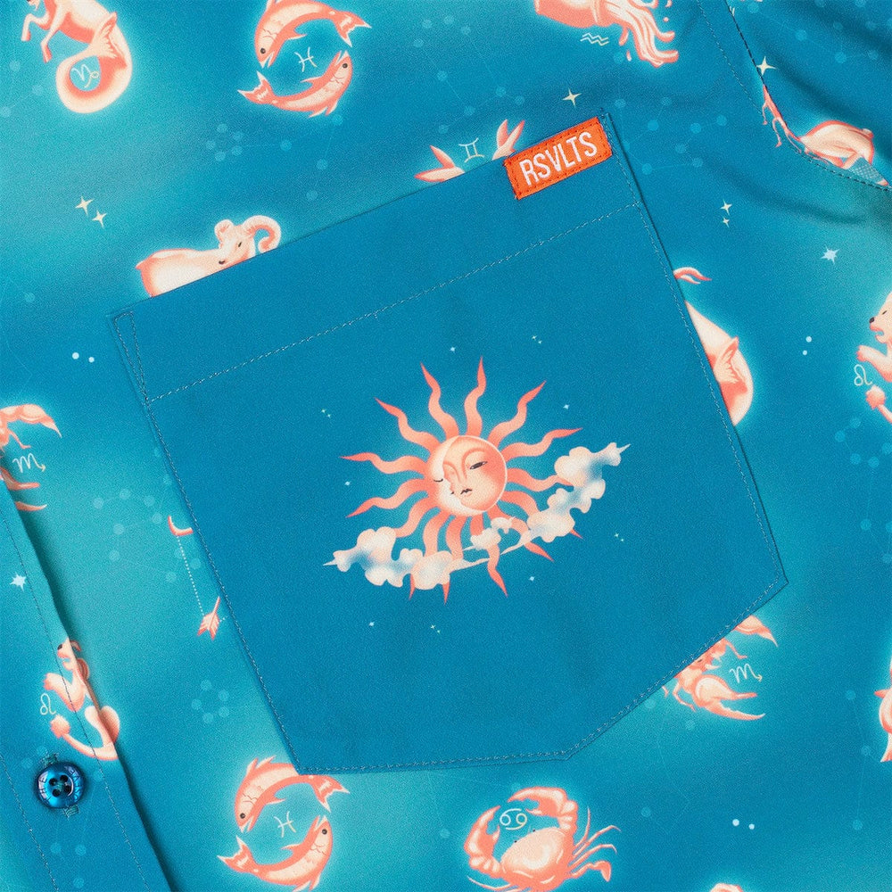 Star-Crossed Cosmos – KUNUFLEX Short Sleeve Shirt - Image 4