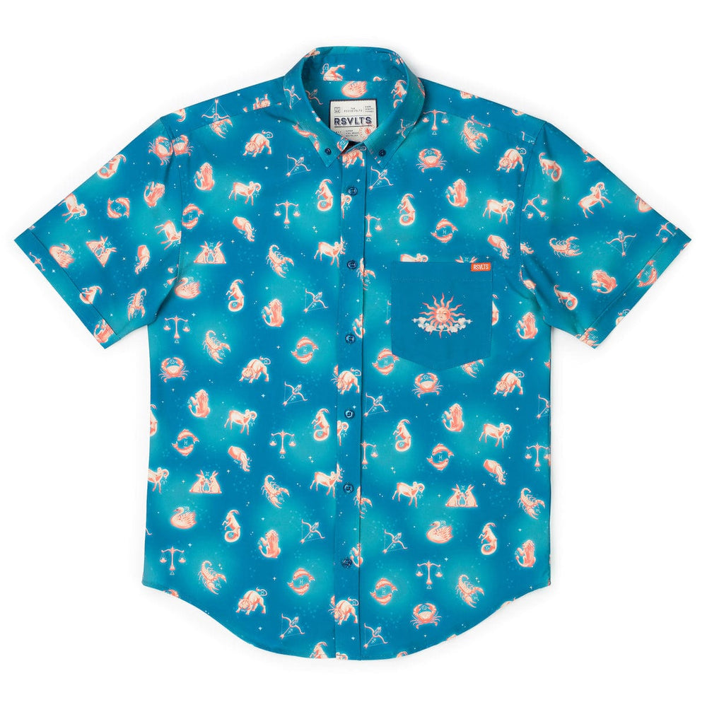 Star-Crossed Cosmos – KUNUFLEX Short Sleeve Shirt - Image 5