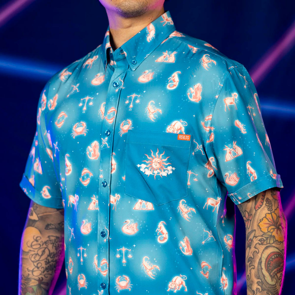 Star-Crossed Cosmos – KUNUFLEX Short Sleeve Shirt