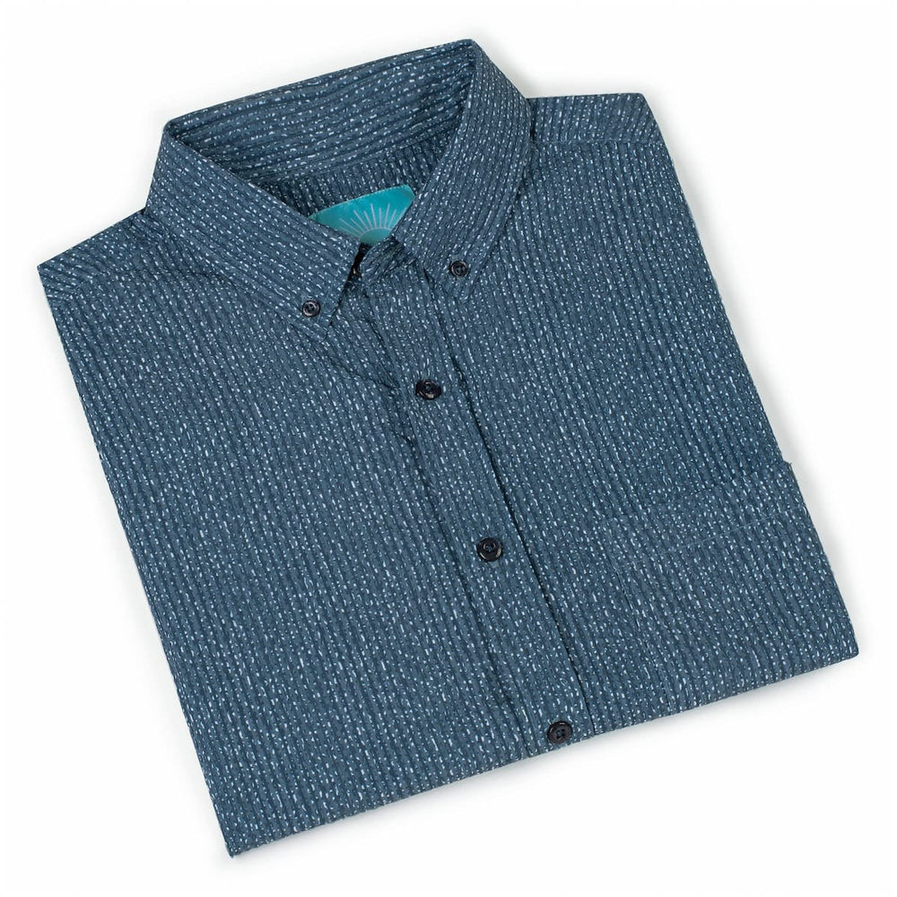 Static – Stretch Seersucker Short Sleeve Shirt - Image 9