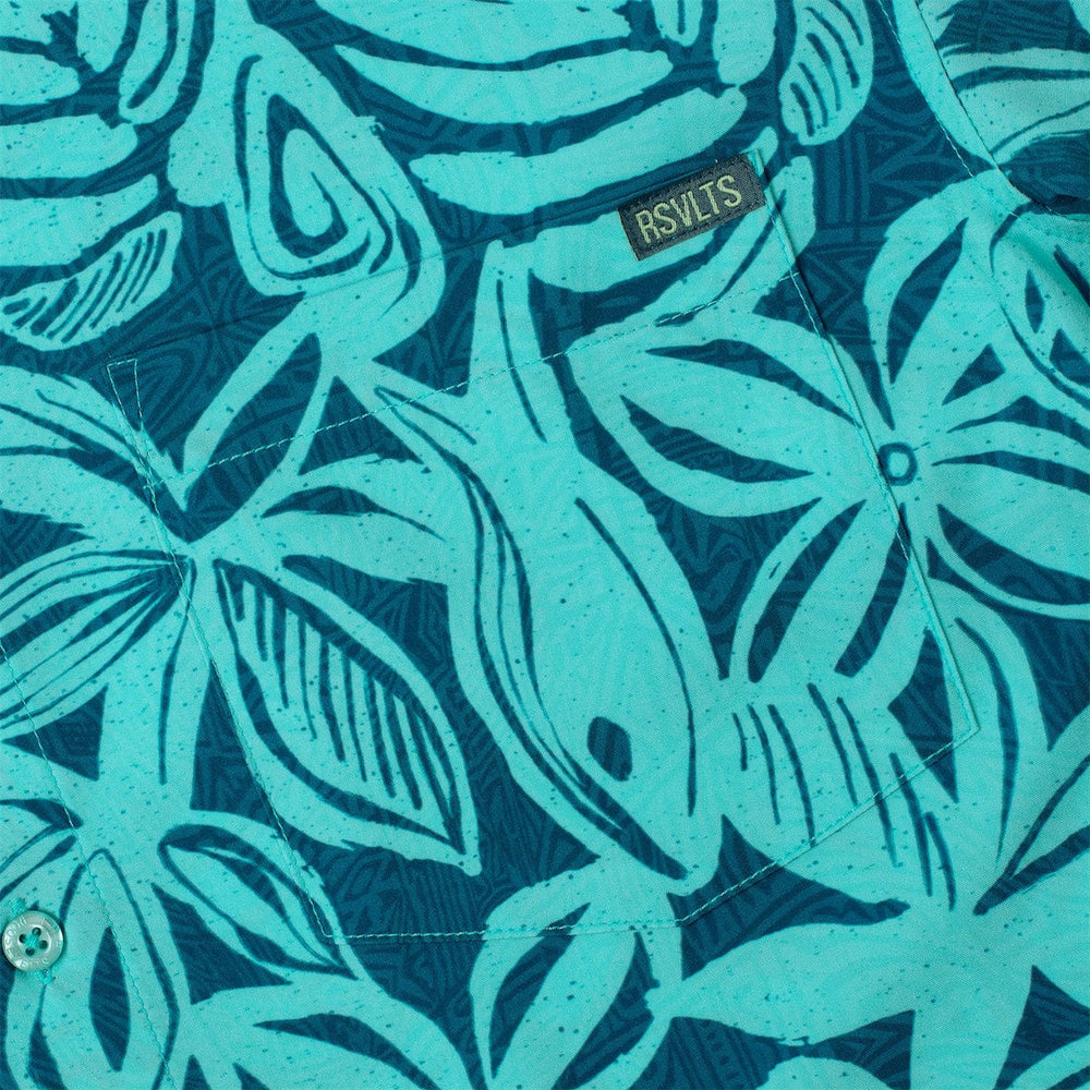 Sweet Blue Sea – KUNUFLEX Short Sleeve Shirt - Image 5