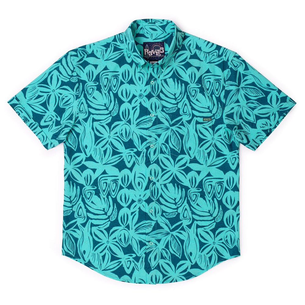 Sweet Blue Sea – KUNUFLEX Short Sleeve Shirt - Image 4