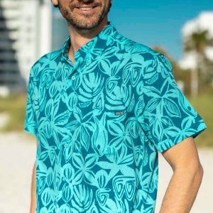Sweet Blue Sea – KUNUFLEX Short Sleeve Shirt