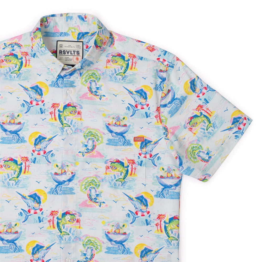 Drinking Like Fish – KUNUFLEX Short Sleeve Shirt - Image 2