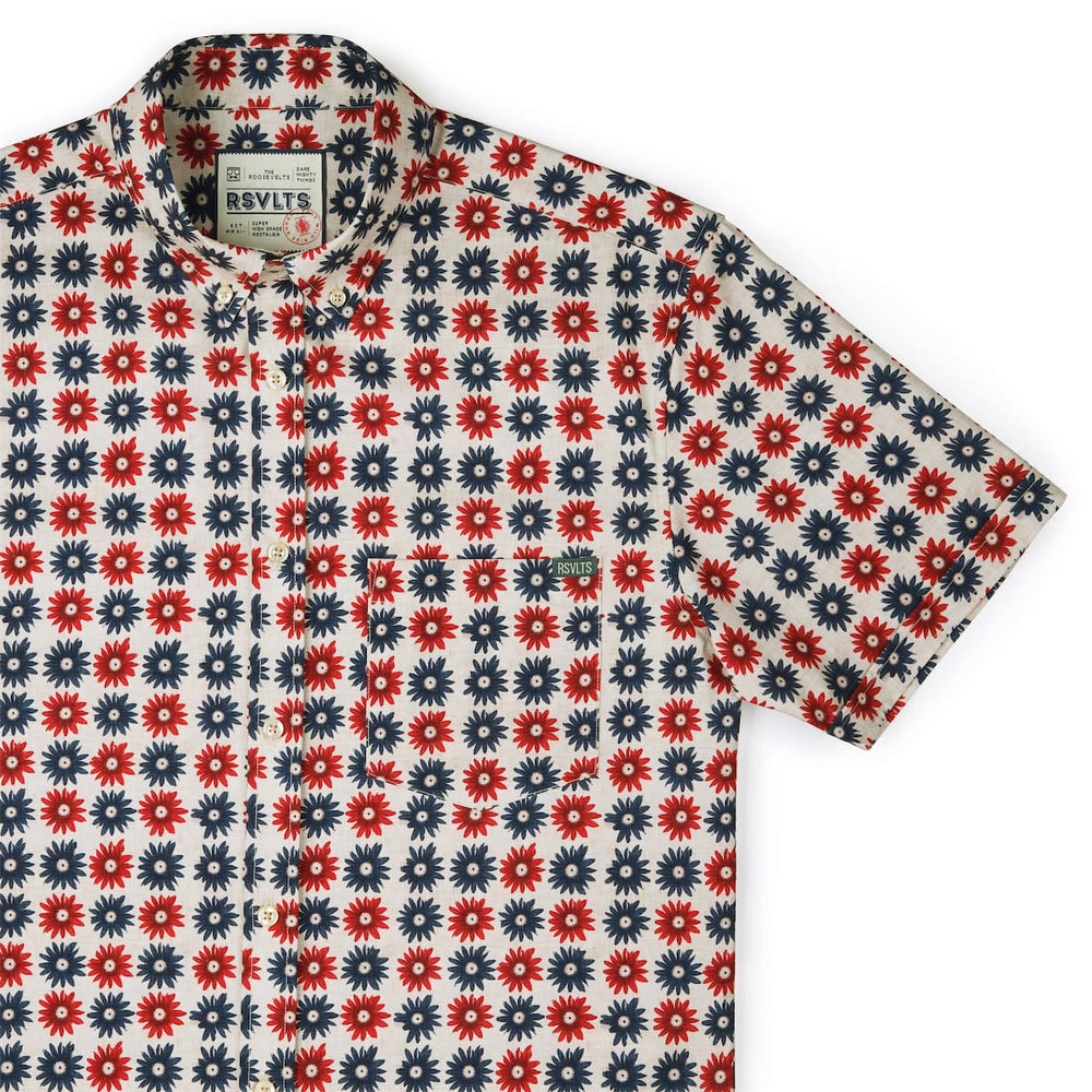 Freedom Flowers – KUNUFLEX Short Sleeve Shirt - Image 2