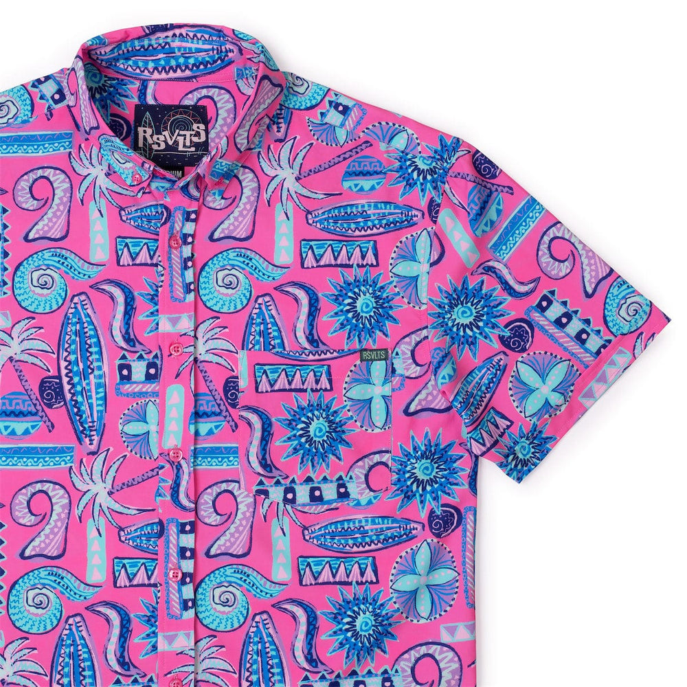 Pink Sand Beach – KUNUFLEX Short Sleeve Shirt - Image 3