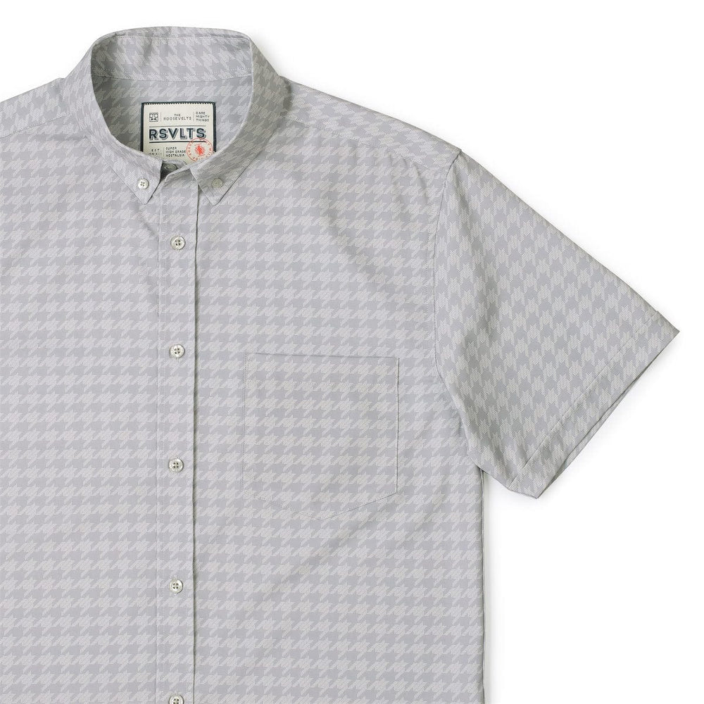 Release the Houndstooth – KUNUFLEX Short Sleeve Shirt - Image 4