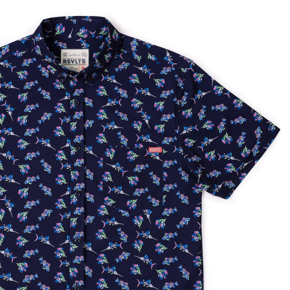 Skeletal Seas – KUNUFLEX Short Sleeve Shirt - Image 3