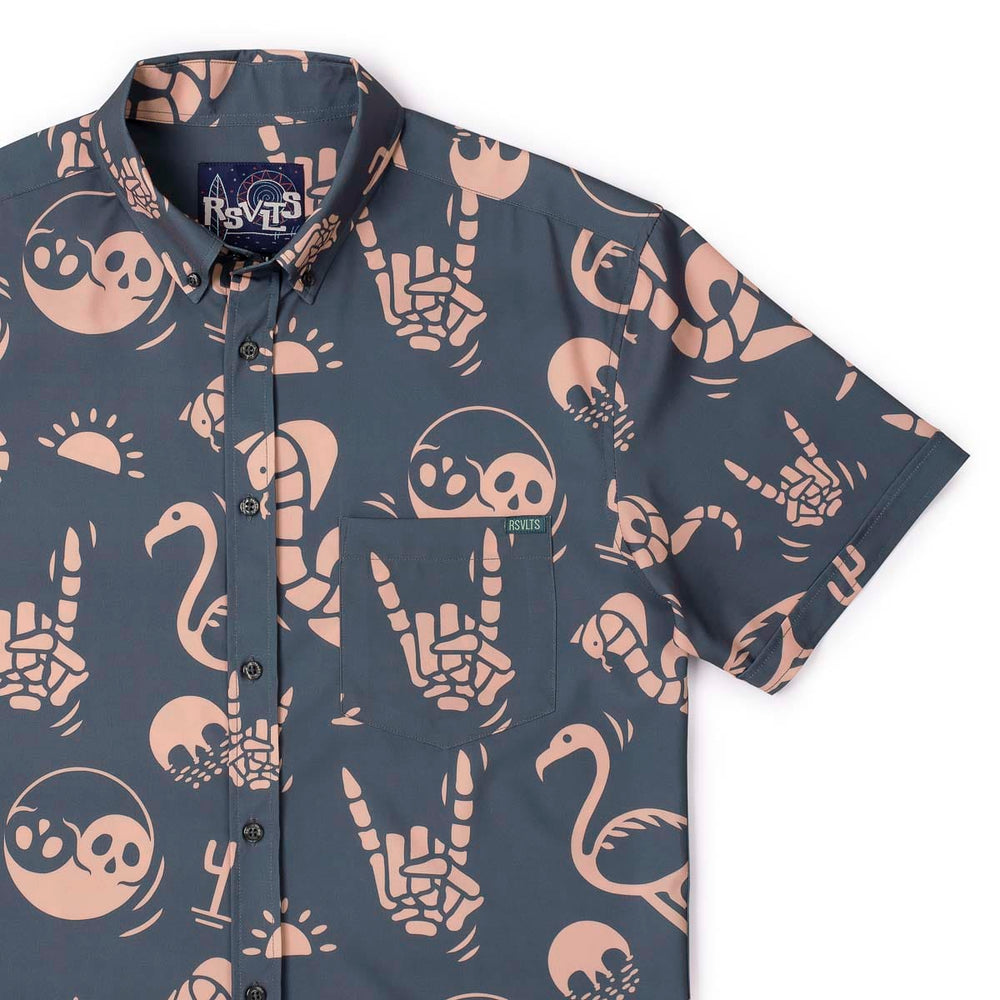 Snakes, Skulls, and Sunsets – KUNUFLEX Short Sleeve Shirt - Image 4
