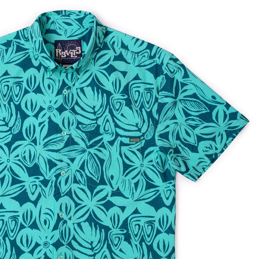 Sweet Blue Sea – KUNUFLEX Short Sleeve Shirt - Image 3