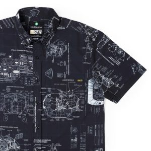 Smithsonian Air and Space "Boldly Go" – KUNUFLEX Short Sleeve Shirt