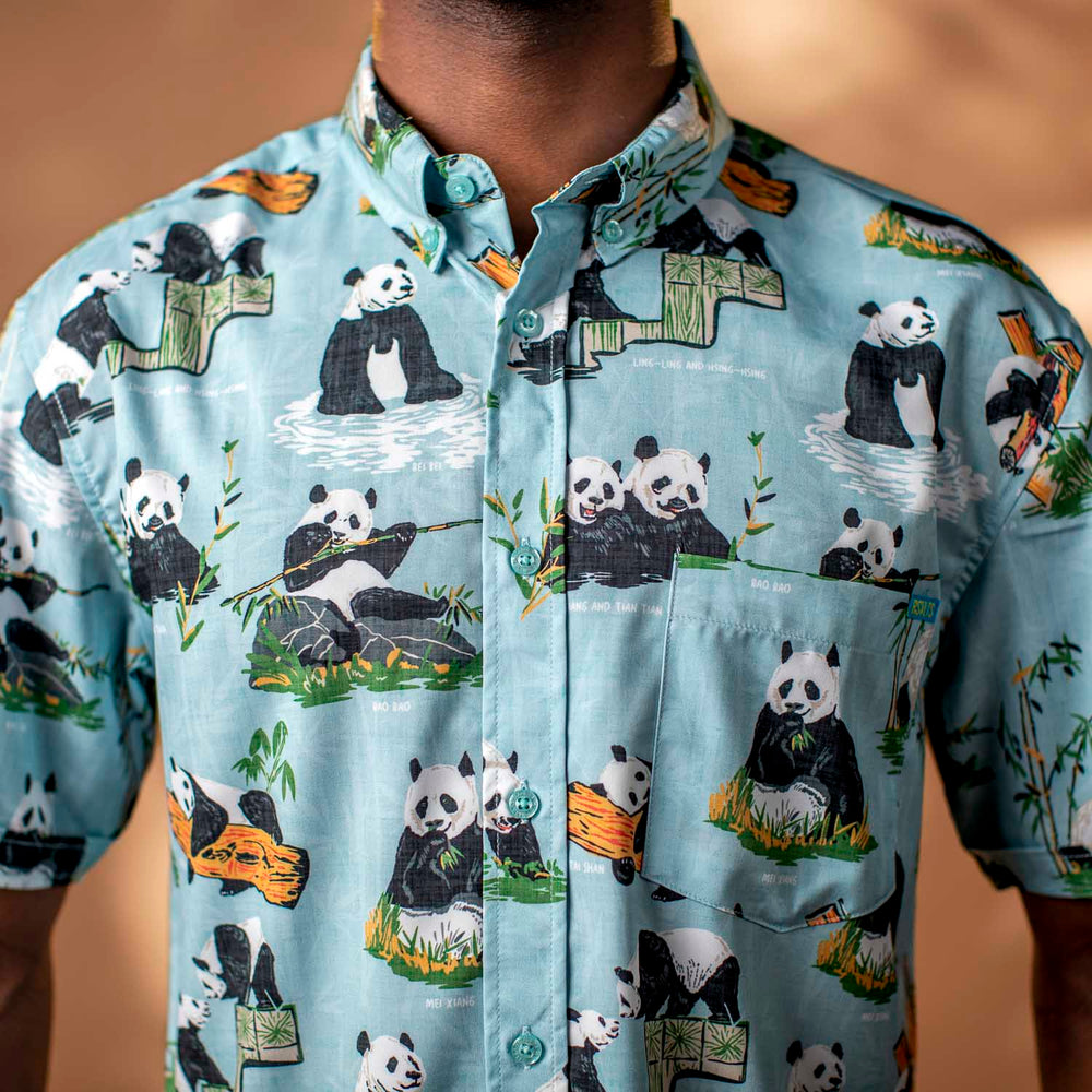 "Panda Watch" from Smithsonian’s National Zoo and Conservation Biology Institute – KUNUFLEX Short Sleeve Shirt - Image 2