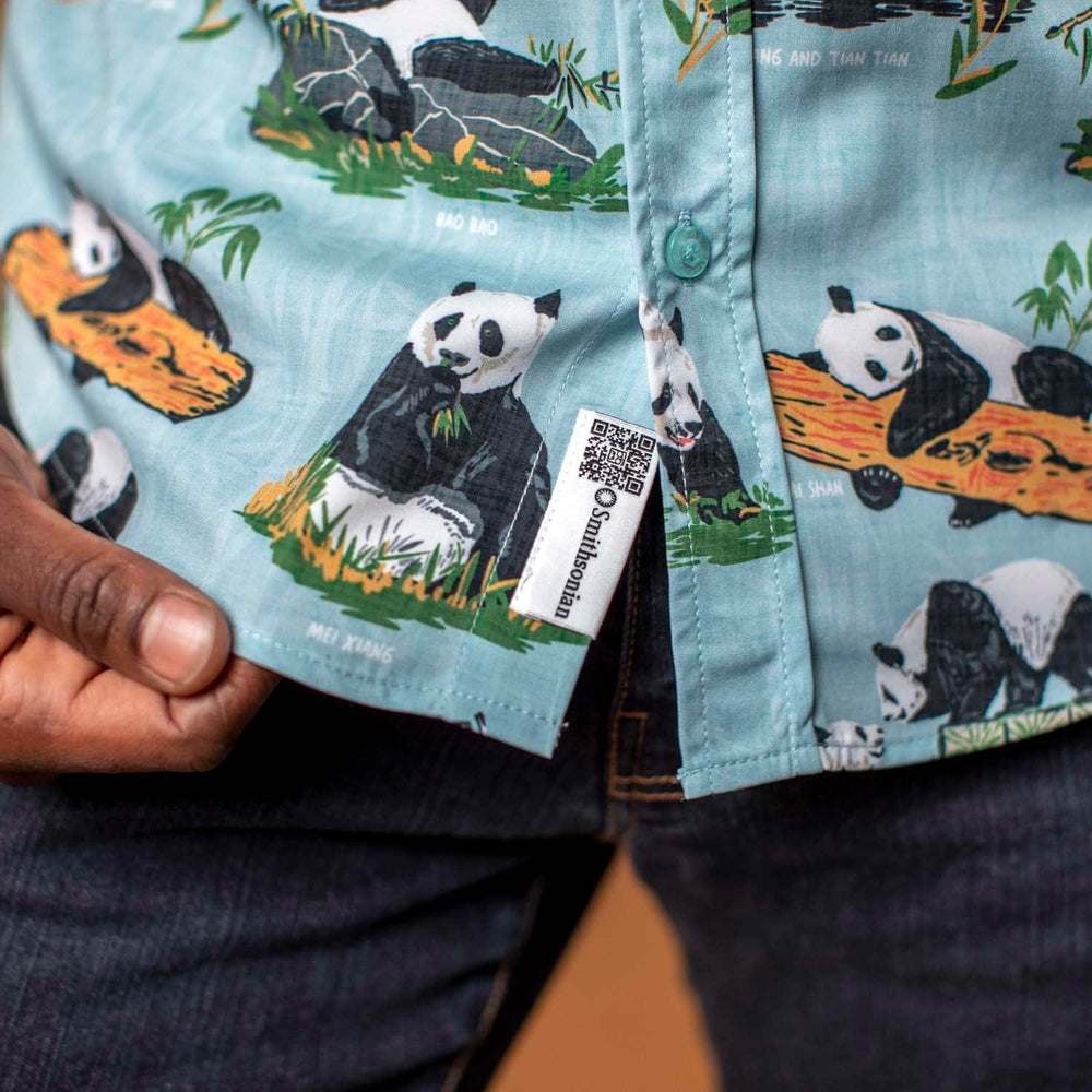 "Panda Watch" from Smithsonian’s National Zoo and Conservation Biology Institute – KUNUFLEX Short Sleeve Shirt - Image 5