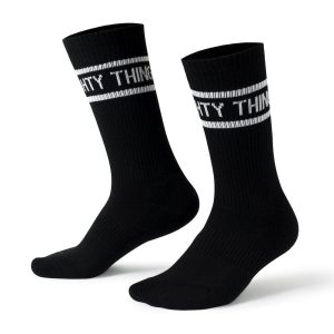 Dare Mighty Things (Black) – Crew Socks