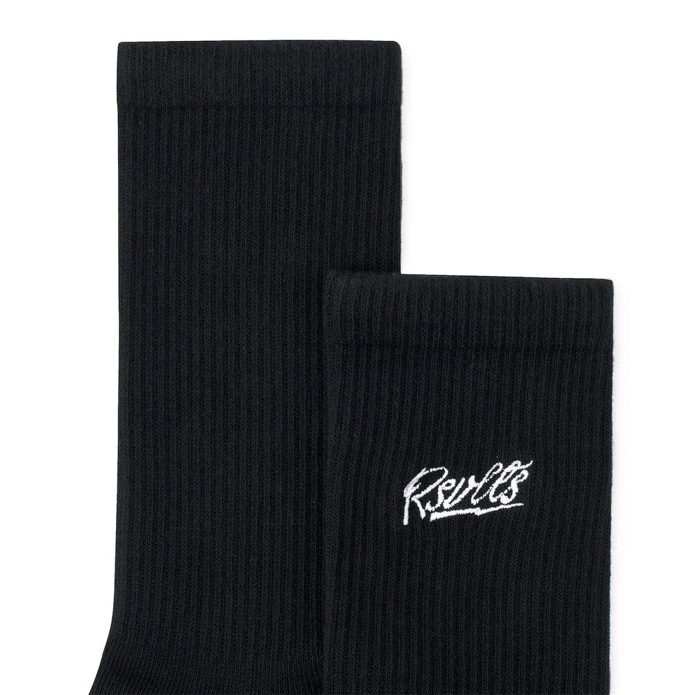 The Bolt (Black) – Crew Socks - Image 2