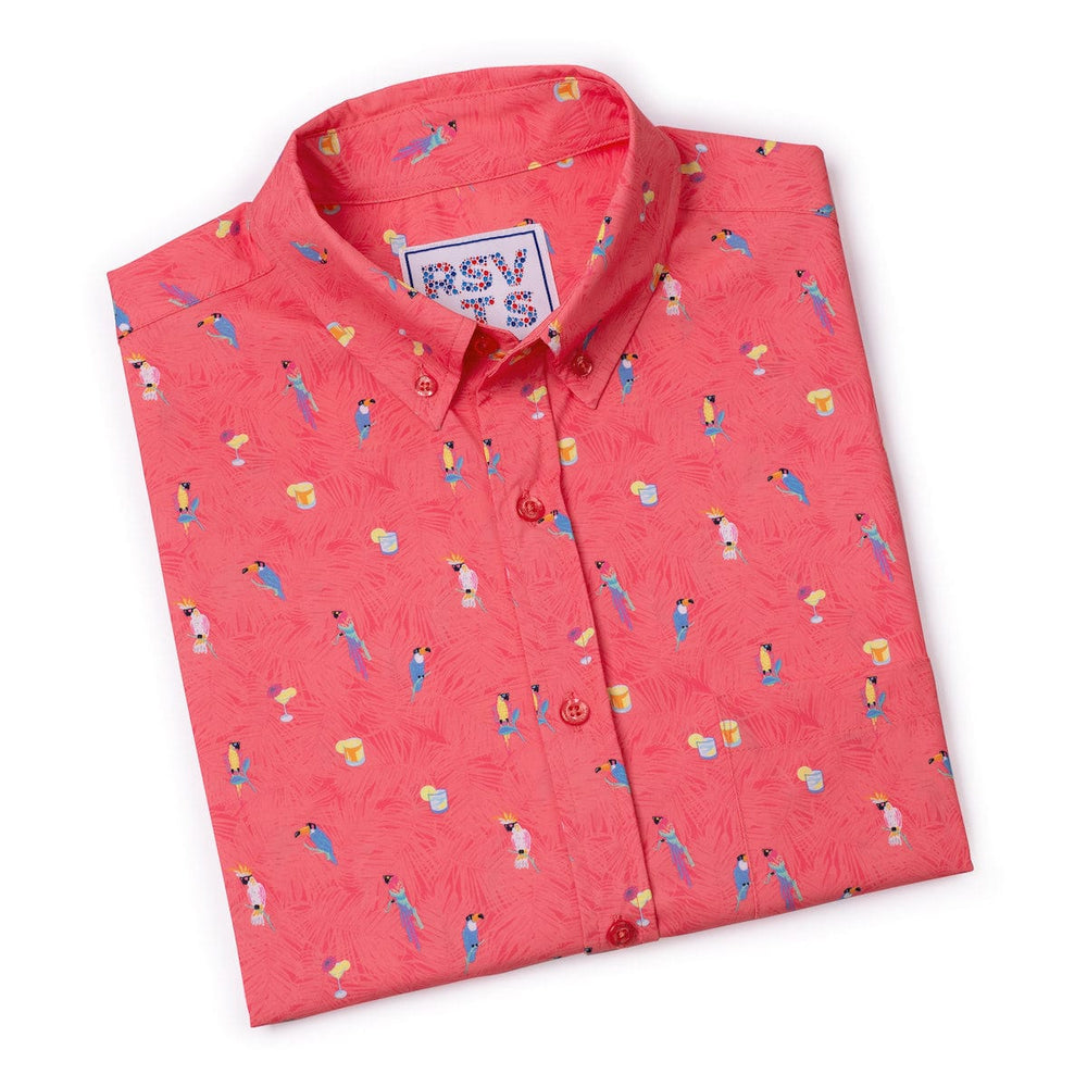 Tropical Flocktails – KUNUFLEX Short Sleeve Shirt - Image 6