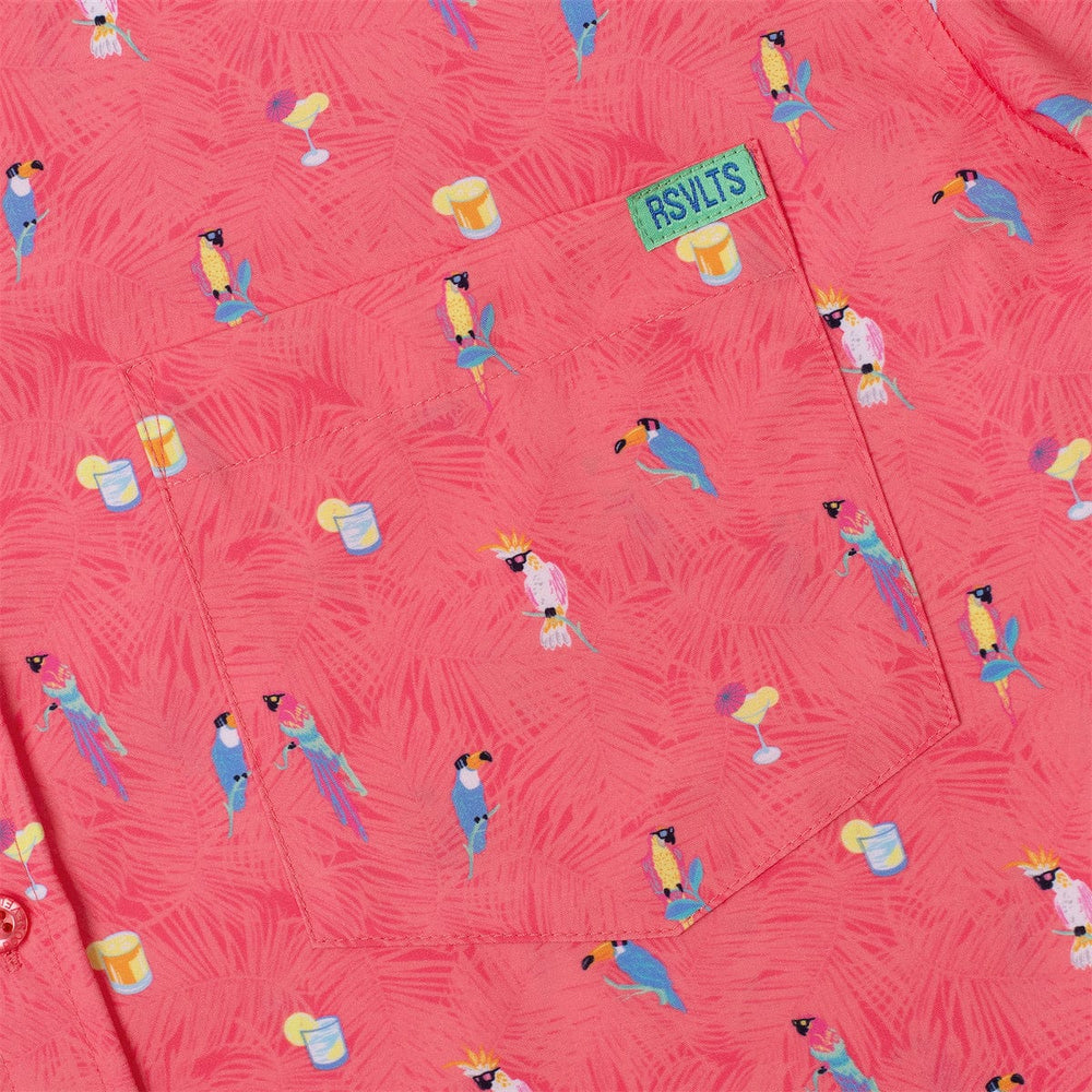 Tropical Flocktails – KUNUFLEX Short Sleeve Shirt - Image 3