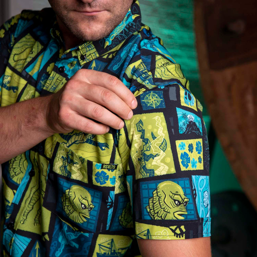 Universal Monsters "Creature From the Black Lagoon" – KUNUFLEX Short Sleeve Shirt - Image 4
