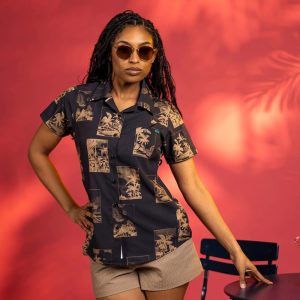 Golden Hour – Women's KUNUFLEX Short Sleeve Shirt
