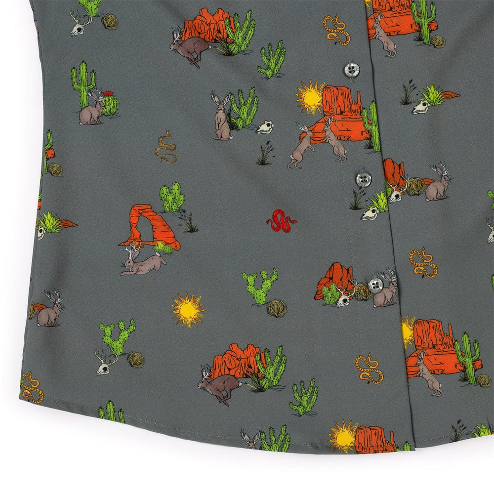 Jumpin' Jackalopes – Women's KUNUFLEX Short Sleeve Shirt - Image 4