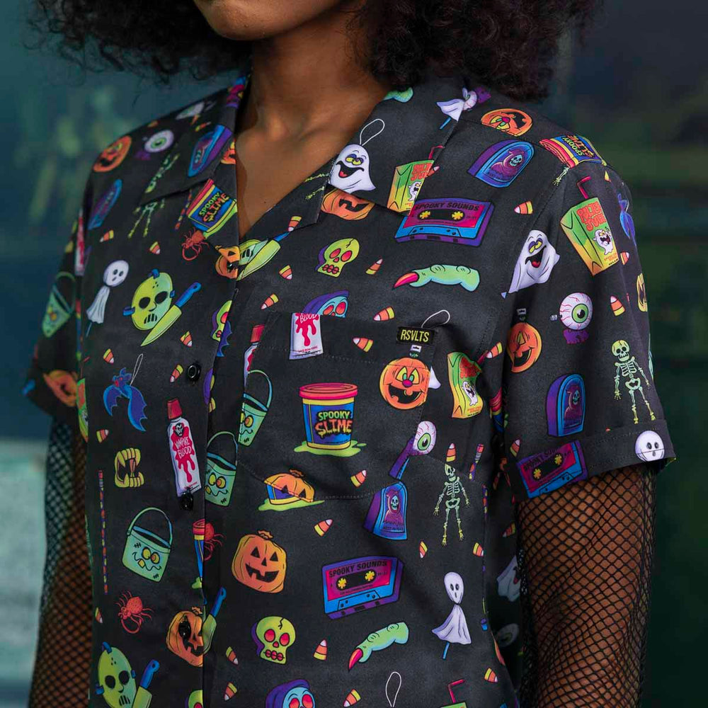 Neon Nostalgia – Women's KUNUFLEX Short Sleeve Shirt - Image 2