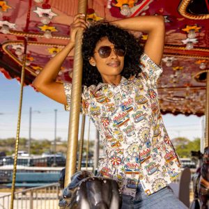 Party Pier – Women's KUNUFLEX Short Sleeve Shirt