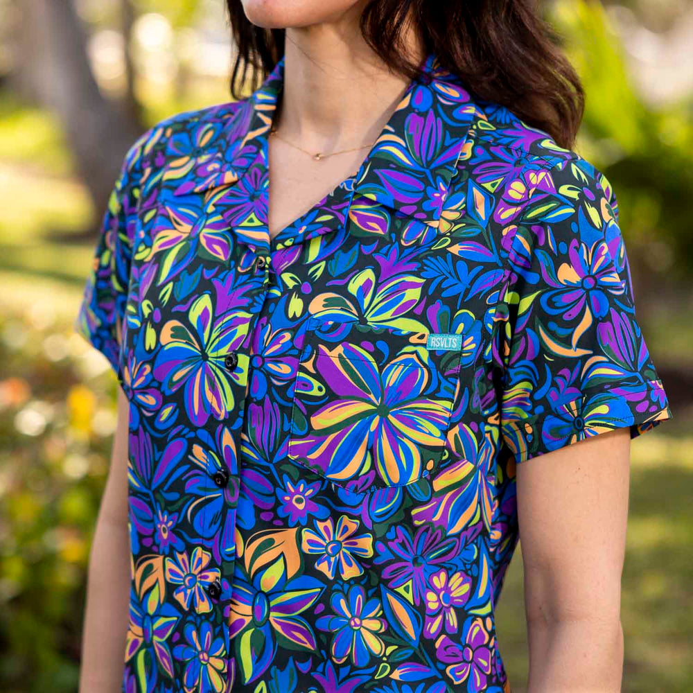Ultraviolet – Women's KUNUFLEX Short Sleeve Shirt - Image 3