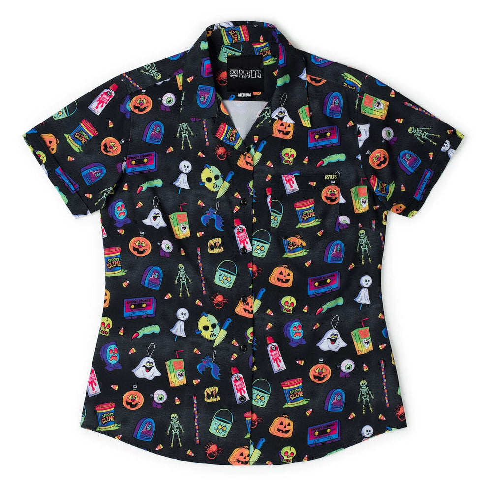 Neon Nostalgia – Women's KUNUFLEX Short Sleeve Shirt - Image 4