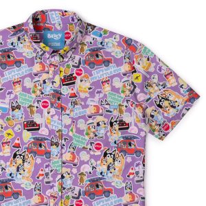 Bluey "Let's Motor" – KUNUFLEX Short Sleeve Shirt