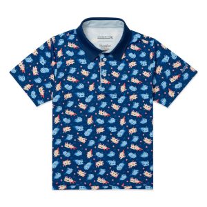 Minecraft "A Lotta Axolotl" – Youth All-Day Polo
